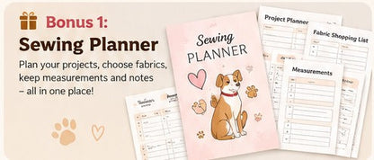 Sewing Planner bonus preview